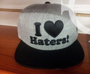 I love Haters hat
