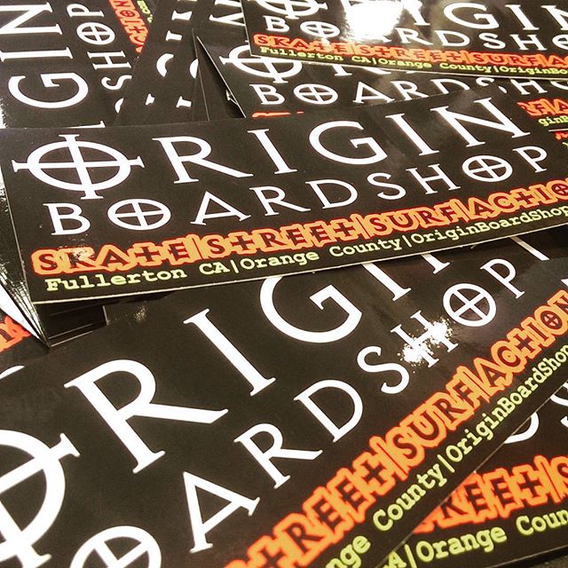 Origin Boardshop Stickers
