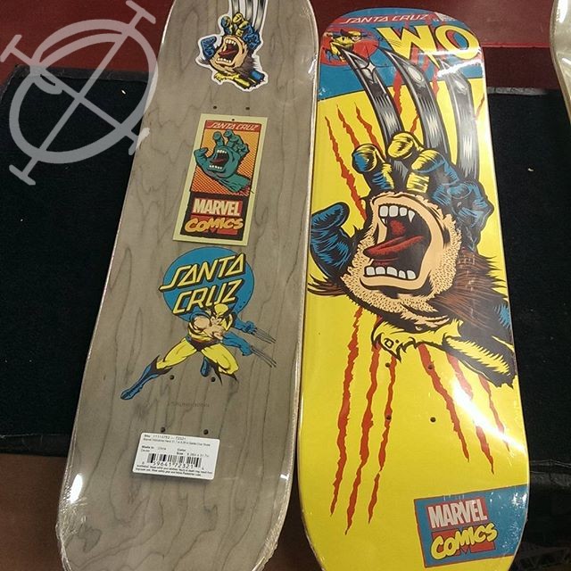 Santa Cruz Marvel skate decks